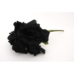 Buchet 5 flori artificiale, culoare negru, H 45 cm, B.S.P. / SL1788-3