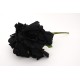 Buchet 5 flori artificiale, culoare negru, H 45 cm, B.S.P. / SL1788-3