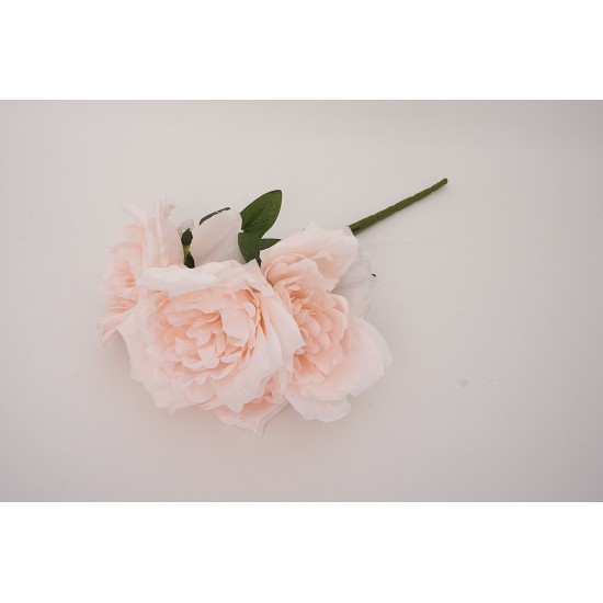 Buchet 5 flori artificiale, culoare roz, H 45 cm, B.S.P. / SL1788-4
