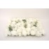 Covor din flori artificiale, culoare alb, 60x40 cm, B.S.P. / SL 1800