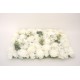Covor din flori artificiale, culoare alb, 60x40 cm, B.S.P. / SL 1800