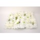 Covor din flori artificiale, culoare alb, 60x40 cm, B.S.P. / SL 1801