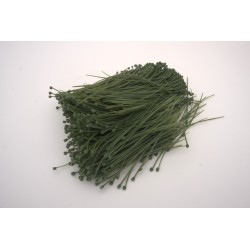 Set 1000 coliere de plastic, culoare verde, 3x150 mm, B.S.P. / SL1804