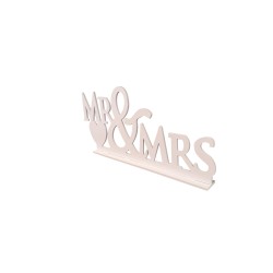 Decoratiune evenimente, " MR&MRS ", 52X25 cm, B.S.P. / SL1809