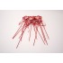 Set 12 inimi pe bat, H 30 cm, B.S.P. / SL1827