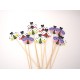 Set 12 gargarite pe bat, H 30 cm, B.S.P. / SL1828