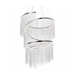 Candelabru spirala, culoare argintiu, H 2 m / SL1832