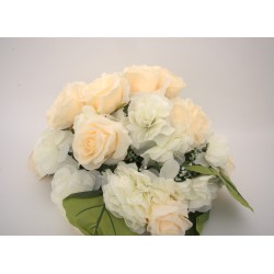 Aranjament floral, culoare somon, Ø 40 cm, B.S.P. / SL1898