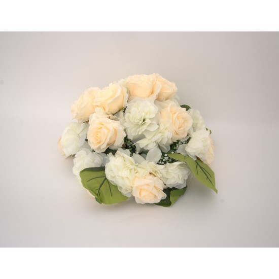 Aranjament floral, culoare somon, Ø 40 cm, B.S.P. / SL1898