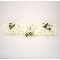 Aranjament floral, culoare alb, L 1 m / SL1902