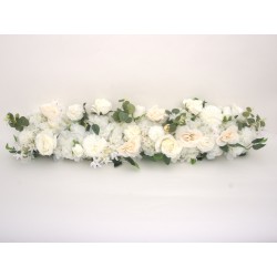 Aranjament floral, culoare alb, 1 m / SL1903