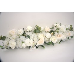Aranjament floral, culoare alb, 1 m / SL1903