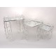 Set 3 suporti pentru candy-bar, culoare argintiu, dimensiuni diferite, B.S.P. / SL1911