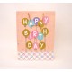 Set 12 pungi cadou, culoare somon, 52x40x10 cm, B.S.P. / SL215-1