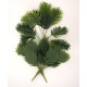 Buchet verdeata artificiala, culoare verde, H 60 cm, B.S.P. / SL403