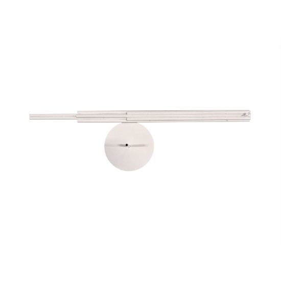 Copac din metal, culoare alb, 10 tije, H 90 cm / SL533