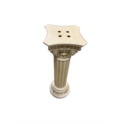 Coloana decorativa, culoare crem, H 88 cm, B.S.P. / SL728