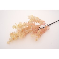 Fir eucalipt siliconat, culoare roz, H 77 cm, B.S.P. / SL743-2