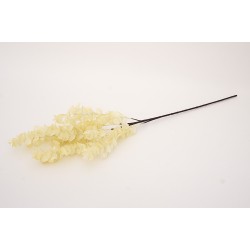 Fir eucalipt siliconat, culoare crem, H 77 cm, B.S.P. / SL743-1