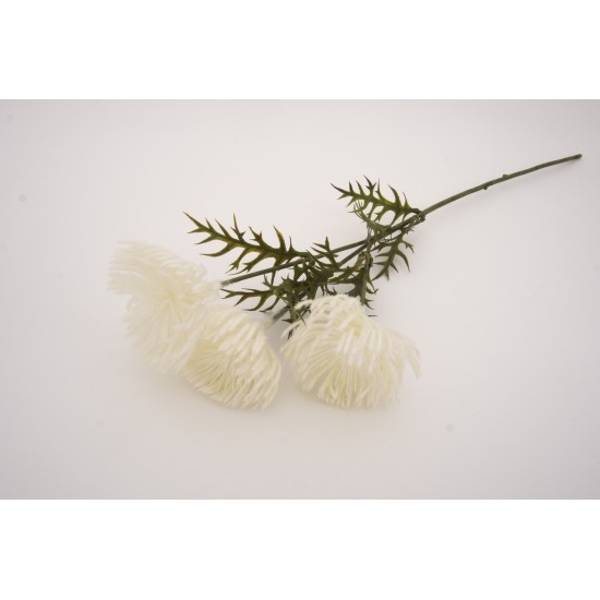 Fir bulgaras, culoare alb, H 66 cm, B.S.P. / SL747-1