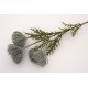 Fir bulgaras, culoare gri, H 66 cm, B.S.P. / SL747-3