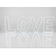 Litere transparente, "LOVE",lumina rece, H 60 cm, B.S.P. / SL801