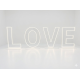 Litere transparente, "LOVE",lumina rece, H 60 cm, B.S.P. / SL801