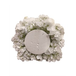  Aranjament din flori artificiale, culoare alb, 50 cm, B.S.P. / SL811