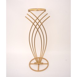 Suport pentru aranjamnete florale, culoare auriu, H 70 cm, B.S.P. / SL897