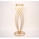 Suport pentru aranjamnete florale, culoare auriu, H 70 cm, B.S.P. / SL897