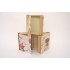 Set 3 cutii carte, imprimeu floral, 17X14X4 cm, B.S.P. / SL941