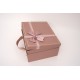 Cutie carton geanta, culoare roz, 21X27.5X12 cm, B.S.P. / SL942