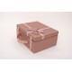 Cutie carton geanta, culoare roz, 21X27.5X12 cm, B.S.P. / SL942