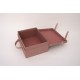 Cutie carton geanta, culoare roz, 21X27.5X12 cm, B.S.P. / SL942