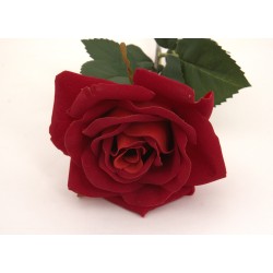 Fir trandafir artificial, culoare rosu, H 50 cm, B.S.P. / SL980