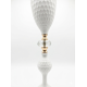 Suport aranjamete florale, culoare alb, H 47 cm, B.S.P. / SL998