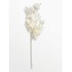  Fir frunza, culoare alb, H 50 cm, B.S.P. / SL1304