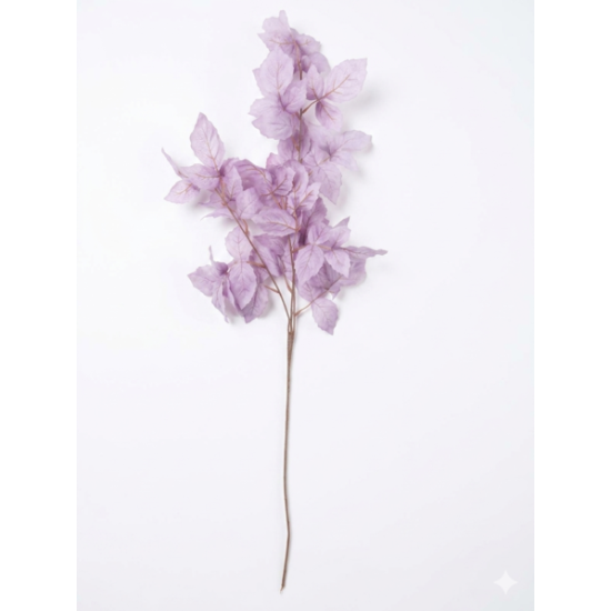 Fir frunza, culoare mov, H 50 cm, B.S.P. / SL1304-2