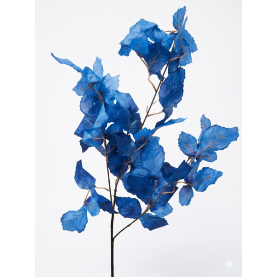 Fir frunza, culoare albastru, H 50 cm, B.S.P. / SL1304-3