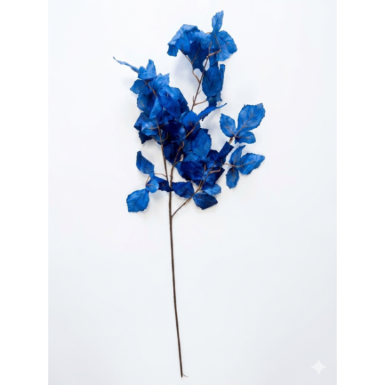 Fir frunza, culoare albastru, H 50 cm, B.S.P. / SL1304-3