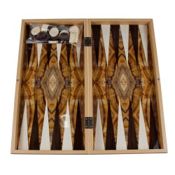 Joc de table din lemn lacuit, 50x50 cm, B.S.P. / 987_1