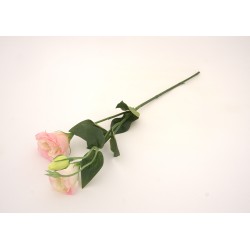 Fir Lisianthus artificial, culoare roz, H 65 cm, B.S.P. / AN 036-3