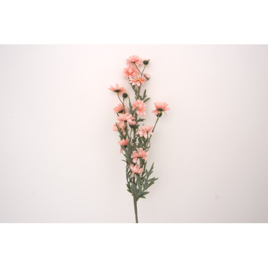 Fir floare artificial, culoare roz, H 90 cm, B.S.P. / AN099-5