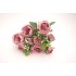 Buchet 10 bujori artificiali, culoare roz inschis, H 35 cm, B.S.P. / AN112-4