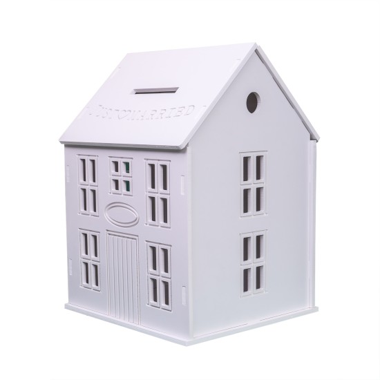 Cutie de dar pentru evenimente, forma casuta 40x27cm / SL706