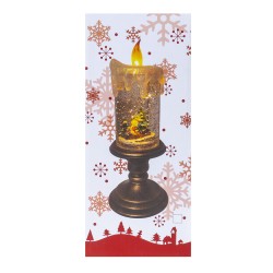 Lumanare Craciun cu lichid si led / CD4153