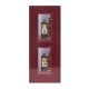 Decoratiune Craciun in forma de felinar, luminos, muzical, alimentare USB/ baterii / CD 4155_A