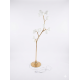 Lampadar, culoare auriu, H 130 cm, B.S.P. / SL1648