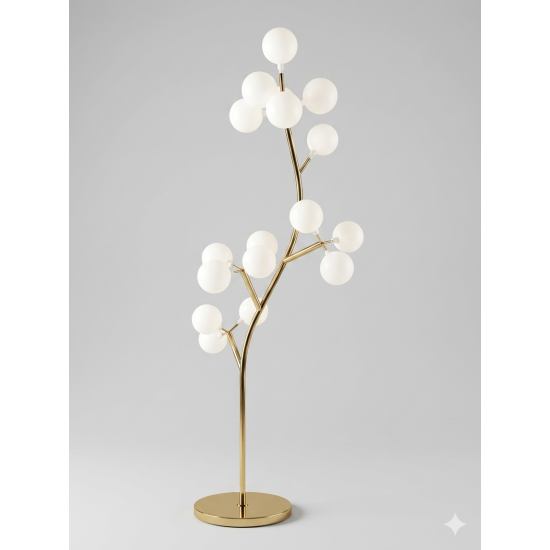 Lampadar, culoare auriu, H 130 cm, B.S.P. / SL1648