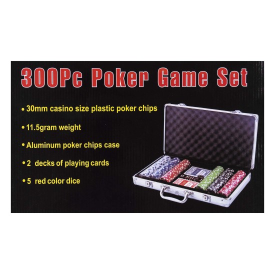 Joc poker, 300 jetoane cu servieta / SL248
